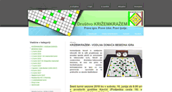 Desktop Screenshot of drustvo-krizemkrazem.si